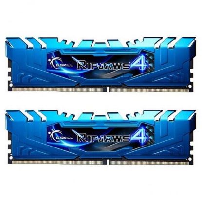  Зображення Модуль пам`ятi DDR4 2x8GB/3000 G.Skill Ripjaws 4 Blue (F4-3000C15D-16GRBB) 